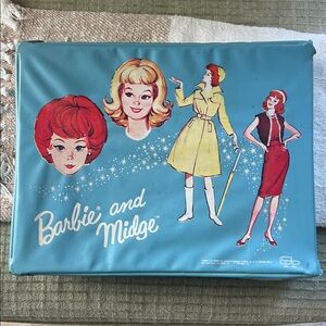 Barbie and Midge 1964 Blue Double Case